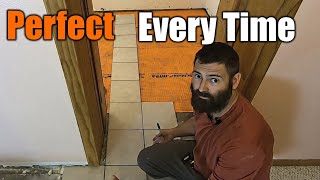 How To Layout Tile So That Its Perfect Every Time  THE HANDYMAN [upl. by Divadnhoj]