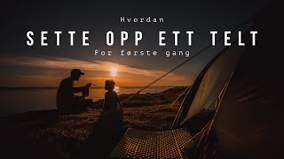 Hvordan sette opp telt for første gang Helsport Fjellheimen Superlight 4 Camp [upl. by Imeon]