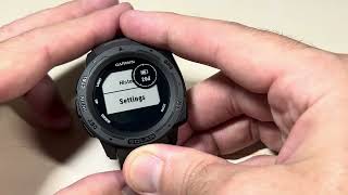 Garmin Instinct Solar  Phone Connection Status Alert [upl. by Idarb595]