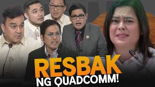 Rumesbak ang QuadComm sa patutsada ni VP Duterte na Politically Motivated ang hearing ng House [upl. by Attirehs]