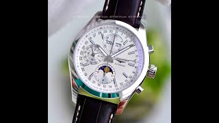 BDT WATCH ĐỒNG HỒ LONGINES CONQUEST CHRONOGRAPH MOONPHASE L27984723 L27984723 [upl. by Richelle]