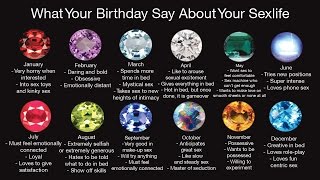 What Your Birthstone Says About Your Sexlife [upl. by Goldstein426]