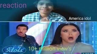 American idol audition  catia turner performance  reactionvideo [upl. by Enilaf]