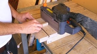 Mini Edge Sander  Belt Sander Stand  Clamp [upl. by Kelsy]