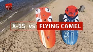 Starboard x15 vs Future Fly Flying Camel review [upl. by Aeht]