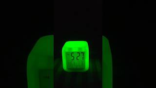 Colour Change Digital Alarm Clock Review  digitalclock alarmclock youtubeshorts trending [upl. by Giarc]