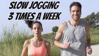 Slow Jogging 3 to 5 times a week For Fitness Benefits [upl. by Laertnom267]