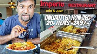 Unlimited 20 Non Veg items 249 Rs  Imperio Restaurant Bangalore [upl. by Ardaid]