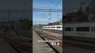 Arlanda Express X3 6  Upplands Väsby [upl. by Jamieson]