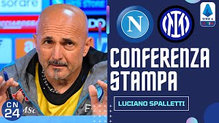 Conferenza stampa Spalletti per Napoli Inter 🎙 quotFUTURO e RINNOVOquot ⚽ VIDEO INTEGRALE [upl. by Letnoj]