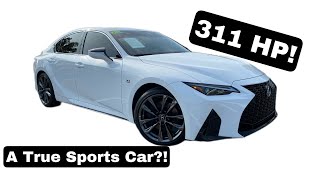 2023 Lexus IS 350 F Sport 35 POV Test Drive amp Review [upl. by Etnaid]