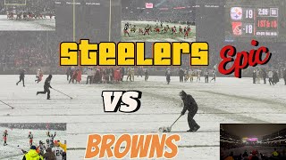 Pittsburgh Steelers vs Cleveland Browns BEST GAME OF THE YEAR‼️🏟️🏈 [upl. by Ellimaj]