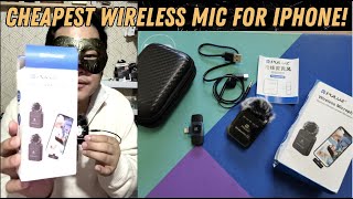 Puluz Wireless Microphone Unboxing amp Review Is It Good for Just 20 [upl. by Eibob]