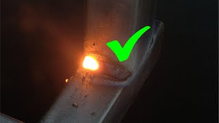 For beginner welders  thin square pipe welding tricks welding welder video [upl. by Yesnek]