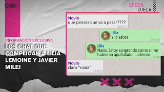 La DOBLE vida de LILIA LEMOINE hablaba con su exnovio sobre la vida PRIVADA de MILEI [upl. by Ellenahc]