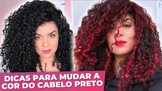 COMO DESCOLORIR O CABELO PRETO  ESCURO  Meus truques [upl. by Leod44]