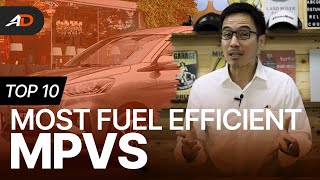 Top 10 Most Fuel Efficient MPVs  Behind a Desk [upl. by Uoliram]