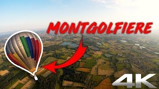 MONTGOLFIERE  4K  Ultra HD  Air Balloon Rhône  Ain  Dombes [upl. by Stockmon]