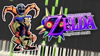 The Legend of Zelda Majoras Mask  Mayors Office Theme Piano Tutorial Synthesia [upl. by Adkins]