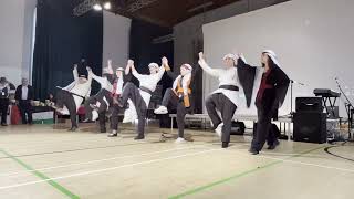 Ana Dammi Falastini Dabke Dance Routine Nakba 75 Sunday 14052023 1516pm Edinburgh Scotland UK [upl. by Adlihtam995]