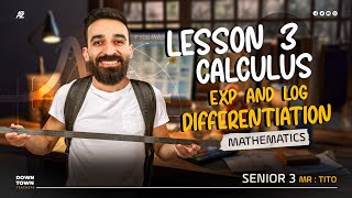 exp and log differentiation  senior 3 lesson 3 calculus  mrtito [upl. by Mafalda]