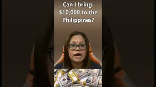 How much money is allowed to bring to the Philippines without declaring it travelupdate [upl. by Dosi]