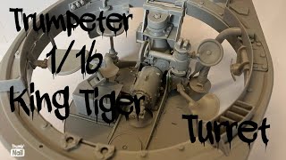 TRUMPETER 116 SDKFZ182 KING TIGER  UPDATE 8 [upl. by Blayne]