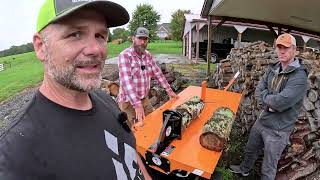 Harbor Freight Chinese Junk NopeFastest Log Splitter Ive ever Used [upl. by Zea]