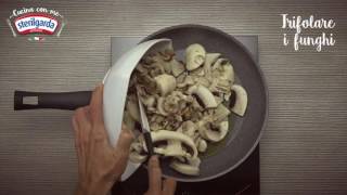 Faraona ripiena ai funghi con latte e mascarpone Sterilgarda [upl. by Chaddie626]