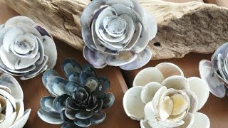 LIVE  Beach Art  Seashell Flowers [upl. by Mlawsky]