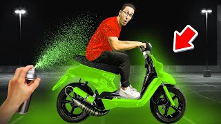 CUSTOM SCOOTER che si ILLUMINA al BUIO in STREAM HOUSE 30 ASSURDO😱 [upl. by Sumaes]