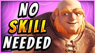 EVOLVED GIANT GRAVEYARD DELETES ALL SKILL FROM CLASH ROYALE 💀 [upl. by Gavrah]