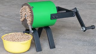 How To Make Homemade Manual Feed Pellet Machine Without Welding  Simple Diy Feed Pellet Machine [upl. by Ataga]