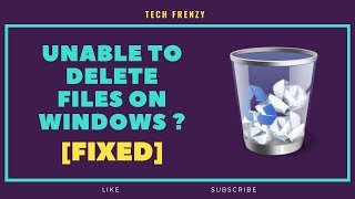 How to fix file not deleting Windows 1087  100 Fix [upl. by Stodder]