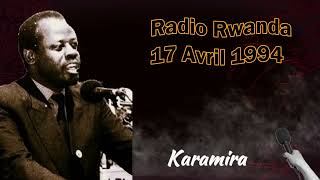 Documents archives  Rwanda avril 1994  Audio 4  Karamira Frodward [upl. by Lleksah]