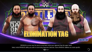 WWE 2K19  The Usos vs The Bludgeon Brothers  Elimination Tag [upl. by Wrand]