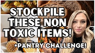 Stockpile these Non Toxic Items  Can We Survive The Pantry Challenge [upl. by Gunning]