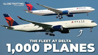 1000 AIRCRAFT  Delta Air Lines Fleet [upl. by Ellerihs516]