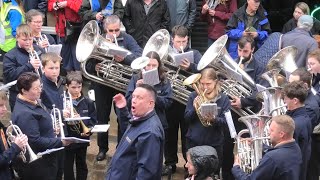 2nd Rossendale Scout Band at the Miners Gala 2024 [upl. by Clein]