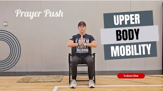 Prayer Push Exercise  Upper Body Mobility [upl. by Irbmac]