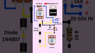 Voltage amp Ampere Regulator Circuit  shorts viral diy electronic [upl. by Elimay]