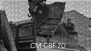 CBF 70 Crusher bucket on CAT 259 [upl. by Rolanda]