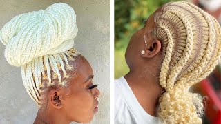 Trending Beautiful Braided Hairstyles  Best Braids Compilation 2021 [upl. by Nancee722]