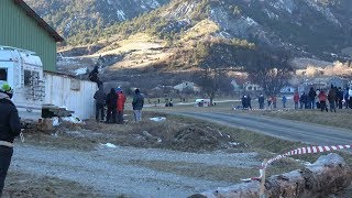 Énorme passage de sanglier Rallye Monte Carlo 2019 [upl. by Hanavas]