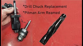 Replacing an MT2 Drill Chuck on a Drill Press And reaming out a Pitman Arm [upl. by Aneehs438]