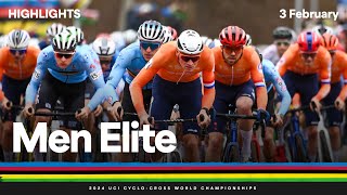 Men Elite Highlights  2024 UCI Cyclocross World Championships [upl. by Noffihc271]