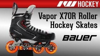 Bauer Vapor X70R Roller Hockey Skates Review [upl. by Kciredes]