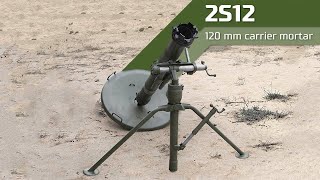 2S12 120 mm carrier mortar [upl. by Gris]