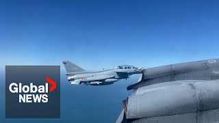 quotAre we okayquot Chinese military jet intercepts Canadian Forces plane in quotaggressive mannerquot [upl. by Archie]