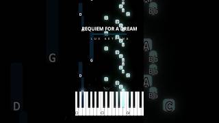 Requiem For A Dream Lux Aeternapiano requiemforadream luxaeterna pianotutorial pianocover [upl. by Ecnaiva]